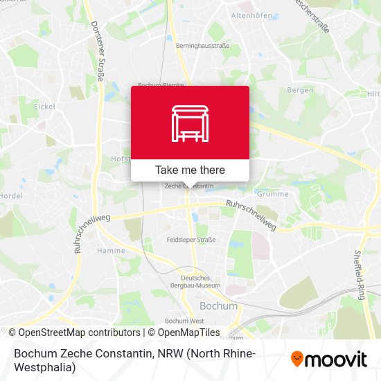 Bochum Zeche Constantin map