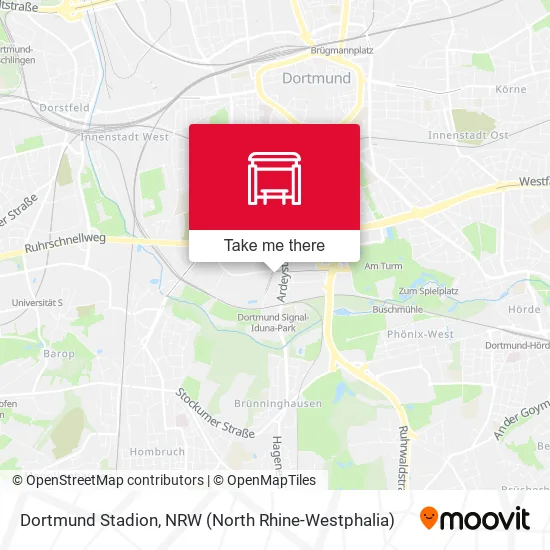 Карта Dortmund Stadion