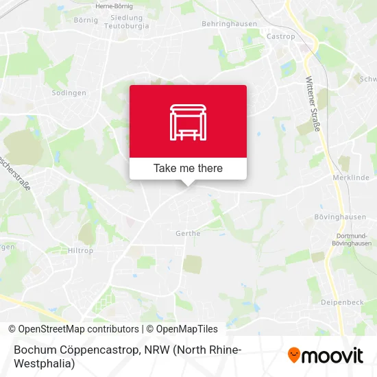 Карта Bochum Cöppencastrop