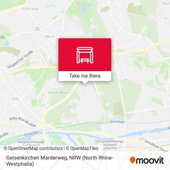 Gelsenkirchen Marderweg map