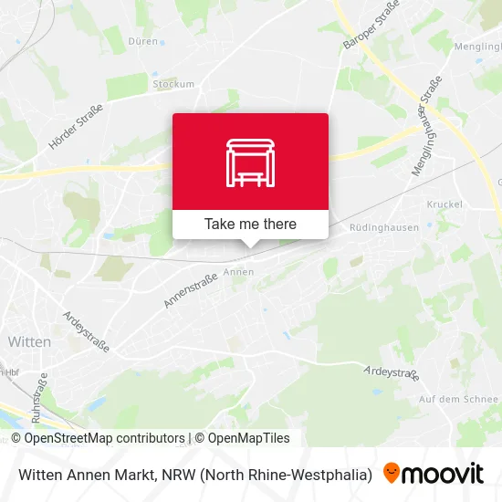 Карта Witten Annen Markt