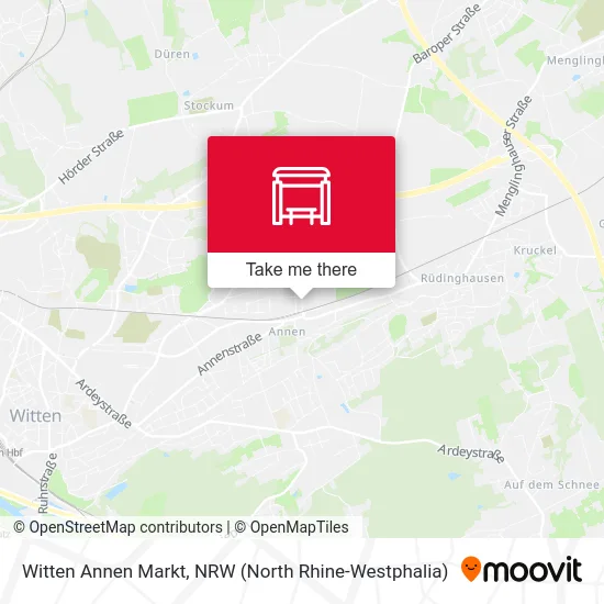 Witten Annen Markt map