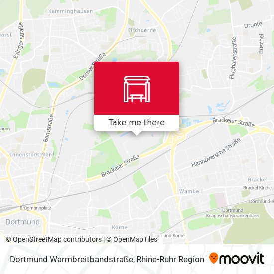 Dortmund Warmbreitbandstraße map