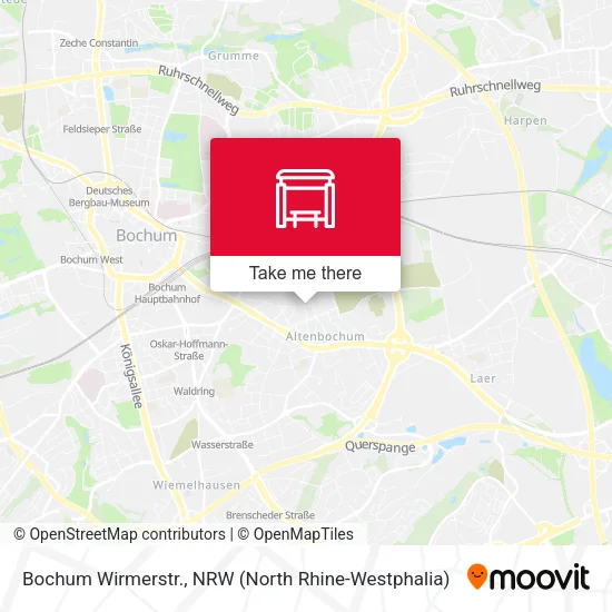Карта Bochum Wirmerstr.