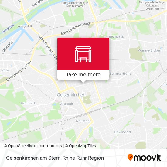 Gelsenkirchen am Stern map