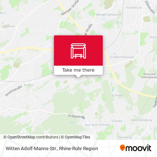 Witten Adolf-Manns-Str. map