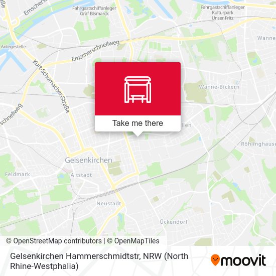 Gelsenkirchen Hammerschmidtstr map