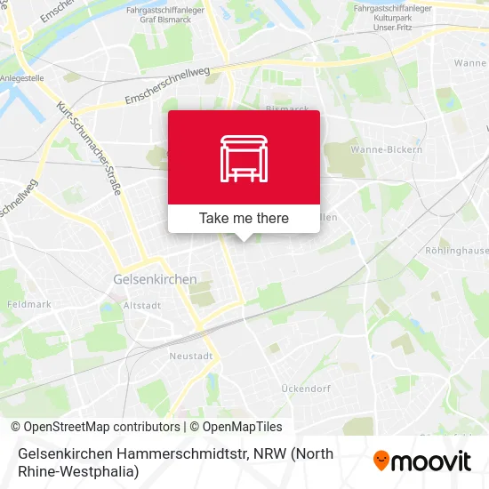 Карта Gelsenkirchen Hammerschmidtstr