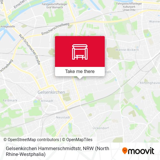 Gelsenkirchen Hammerschmidtstr map