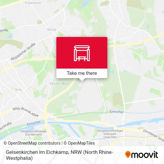 Карта Gelsenkirchen Im Eichkamp