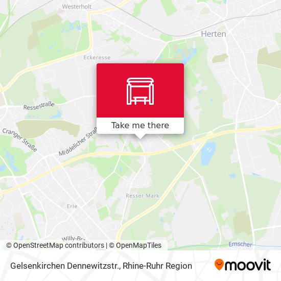 Gelsenkirchen Dennewitzstr. map