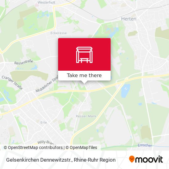Gelsenkirchen Dennewitzstr. map