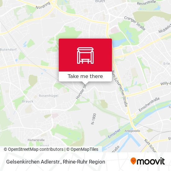 Gelsenkirchen Adlerstr. map