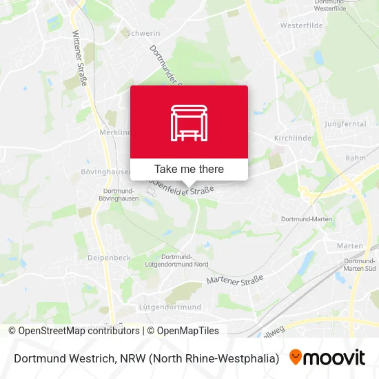 Карта Dortmund Westrich