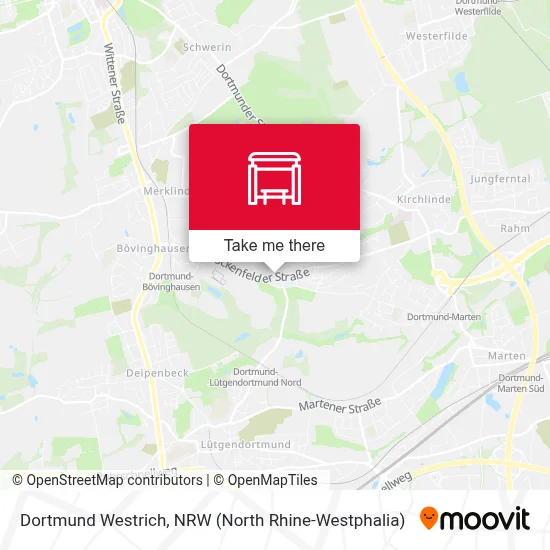 Dortmund Westrich map