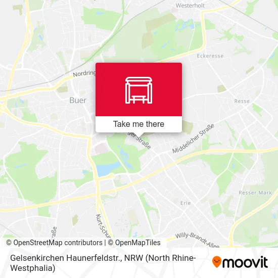 Gelsenkirchen Haunerfeldstr. map