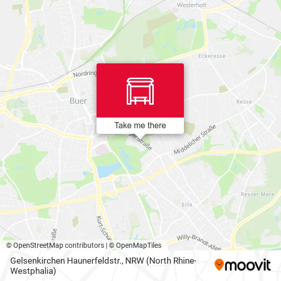 Карта Gelsenkirchen Haunerfeldstr.