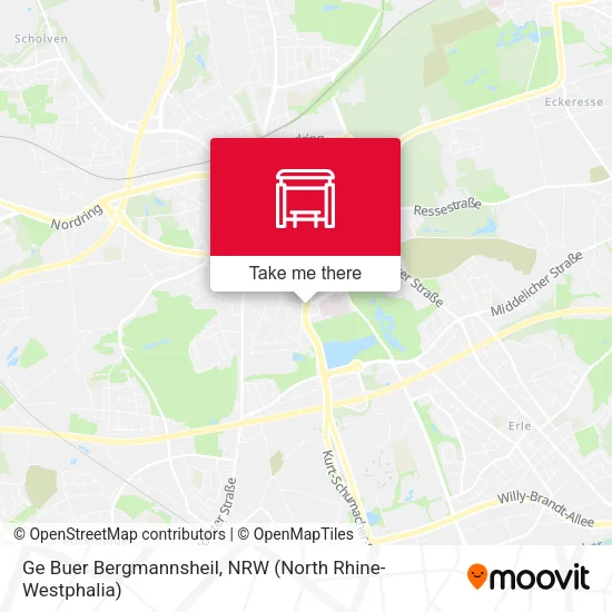 Карта Ge Buer Bergmannsheil