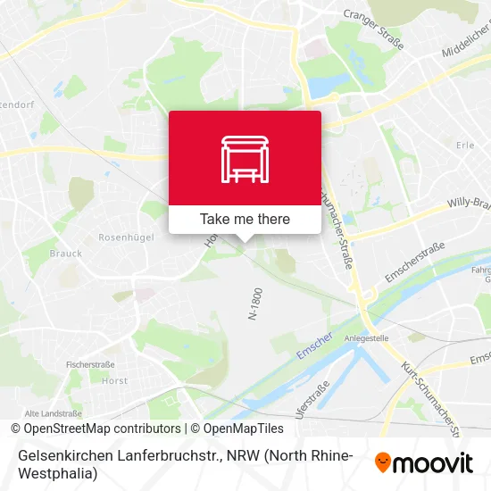 Карта Gelsenkirchen Lanferbruchstr.