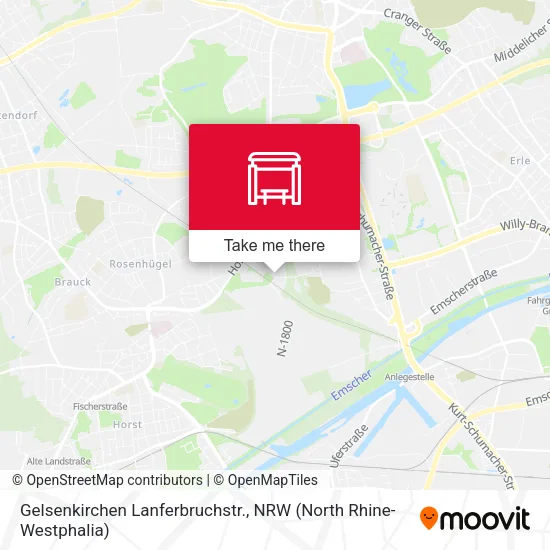 Карта Gelsenkirchen Lanferbruchstr.