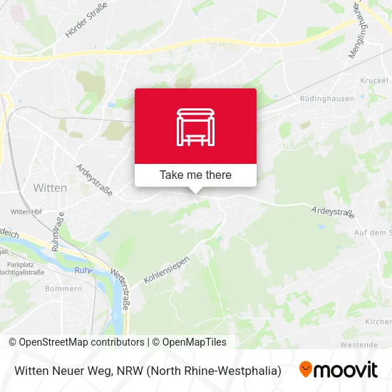Карта Witten Neuer Weg