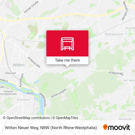 Карта Witten Neuer Weg