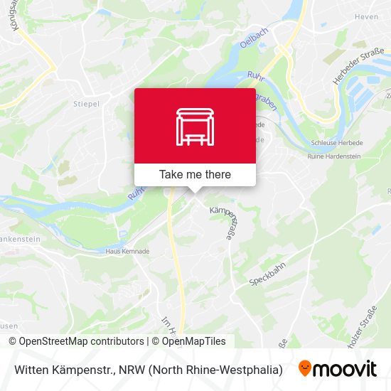 Witten Kämpenstr. map