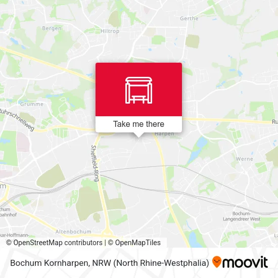 Карта Bochum Kornharpen