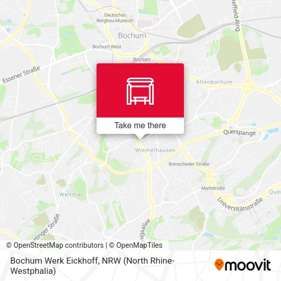Карта Bochum Werk Eickhoff