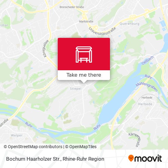 Bochum Haarholzer Str. map