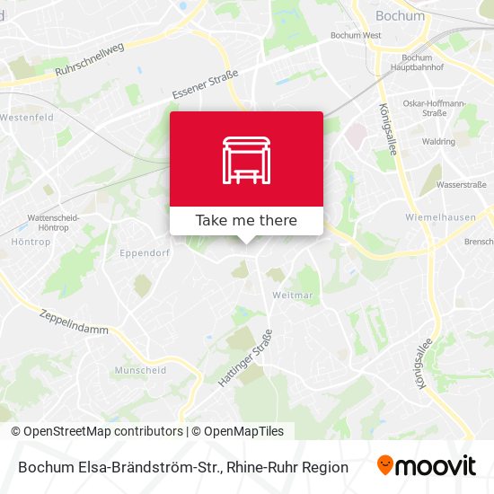 Bochum Elsa-Brändström-Str. map