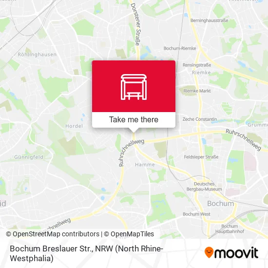 Карта Bochum Breslauer Str.