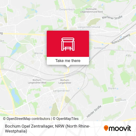 Bochum Opel Zentrallager map