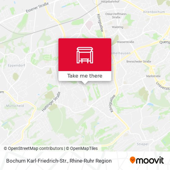 Bochum Karl-Friedrich-Str. map