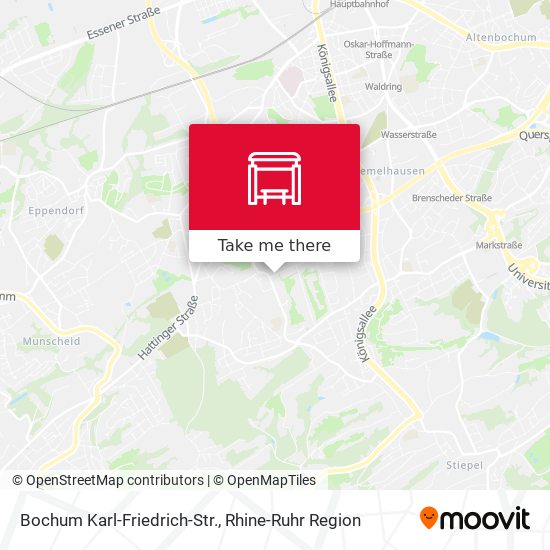 Bochum Karl-Friedrich-Str. map