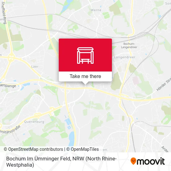 Bochum Im Ümminger Feld map