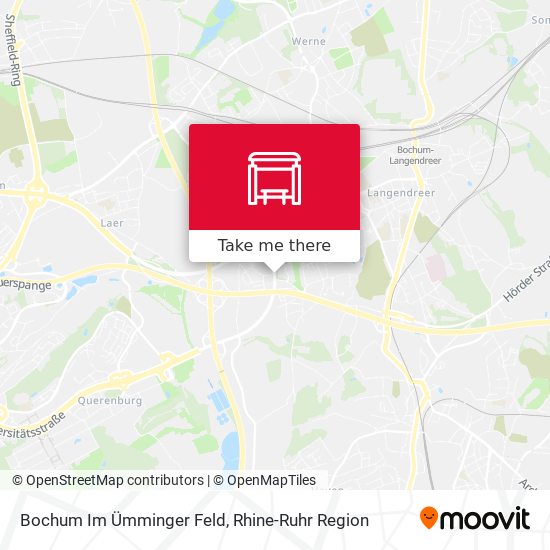 Bochum Im Ümminger Feld map