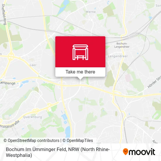 Bochum Im Ümminger Feld map