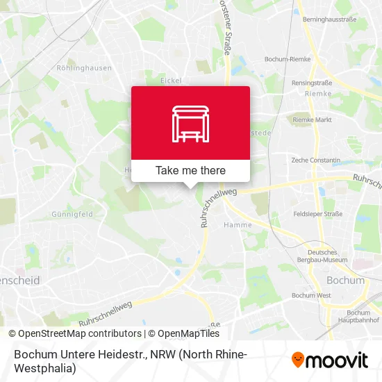 Карта Bochum Untere Heidestr.
