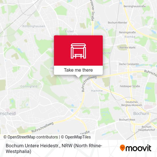 Карта Bochum Untere Heidestr.