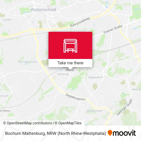 Карта Bochum Mattenburg