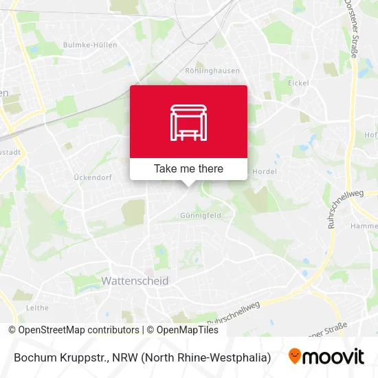 Карта Bochum Kruppstr.