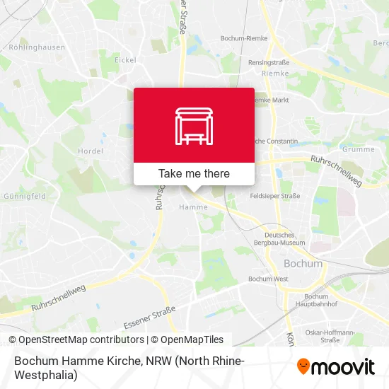 Карта Bochum Hamme Kirche