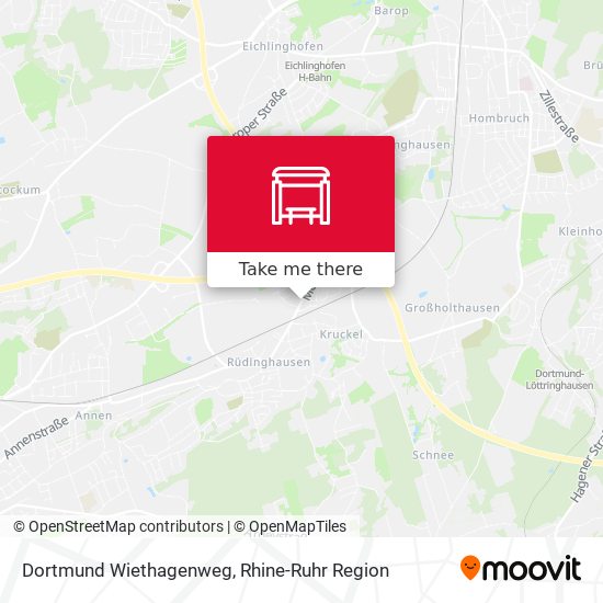 Dortmund Wiethagenweg map