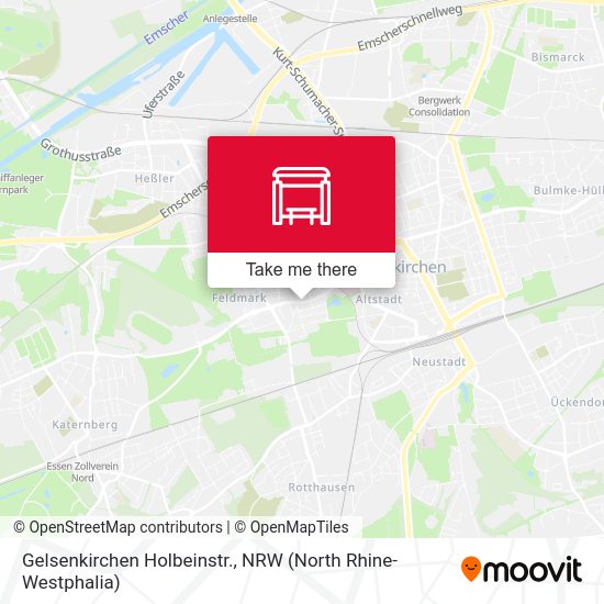 Gelsenkirchen Holbeinstr. map