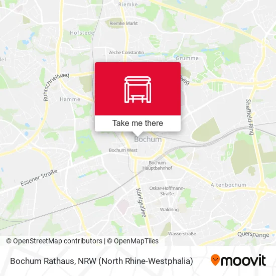 Карта Bochum Rathaus
