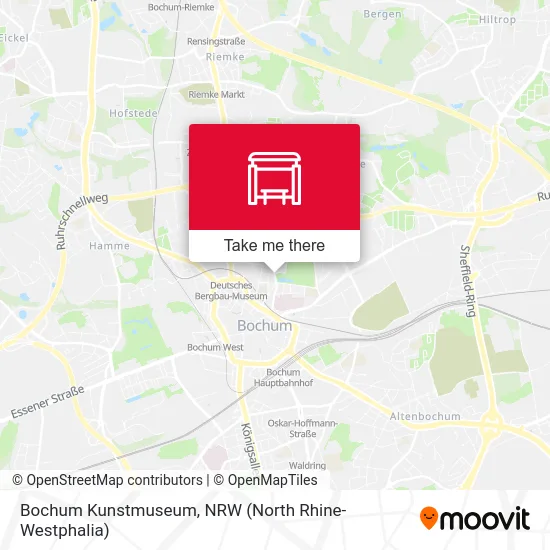 Bochum Kunstmuseum map