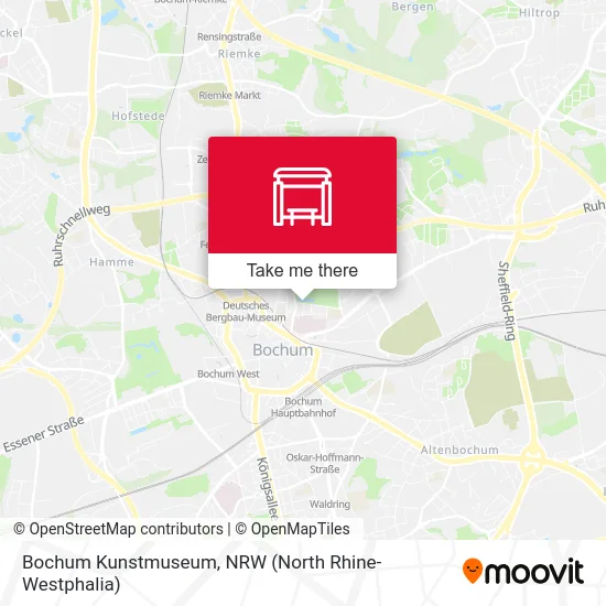 Bochum Kunstmuseum map
