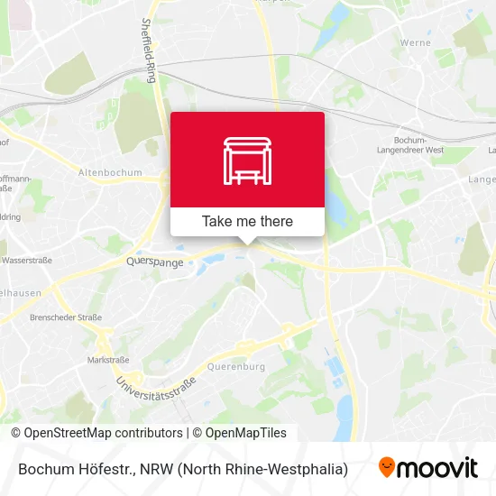 Карта Bochum Höfestr.