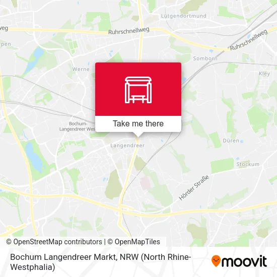 Карта Bochum Langendreer Markt